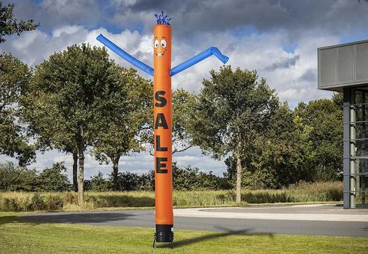 Bestel nu online de opblaasbare skydancer sale van 6m hoog in een oranje kleur bij JB Inflatables Nederland. Standaard inflatables tubes kopen voor elk event