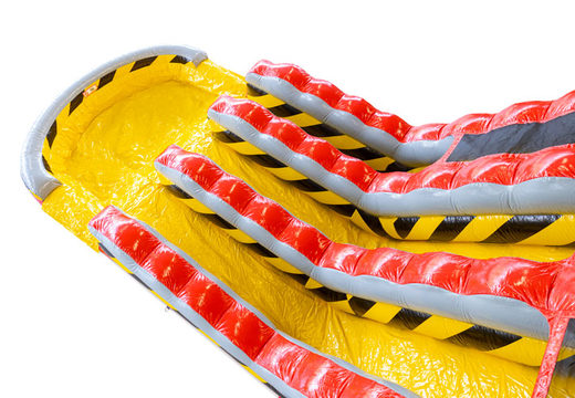 Inflatable waterglijbaan Waterslide D22 High Voltage met stroom thema bestellen bij JB Inflatables