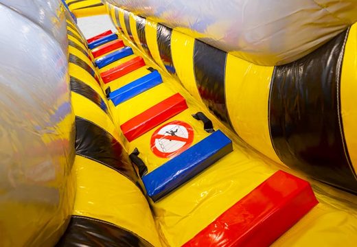 Inflatable waterglijbaan Waterslide S18 High Voltage met stroom thema te koop