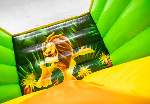 Inflatable Lion springkasteel met prints kopen voor kinderen. Bestel springkastelen online bij JB Inflatables Nederland 