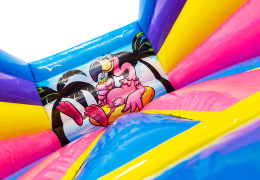 Inflatable Flamingo springkussen bestellen voor kinderen. Koop springkussens online bij JB Inflatables Nederland 