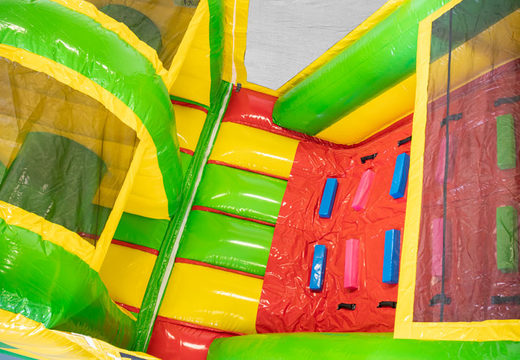 Opblaasbare stormbaan Dino 13m kopen voor kinderen. Bestel opblaasbare stormbanen nu online bij JB Inflatables Nederland