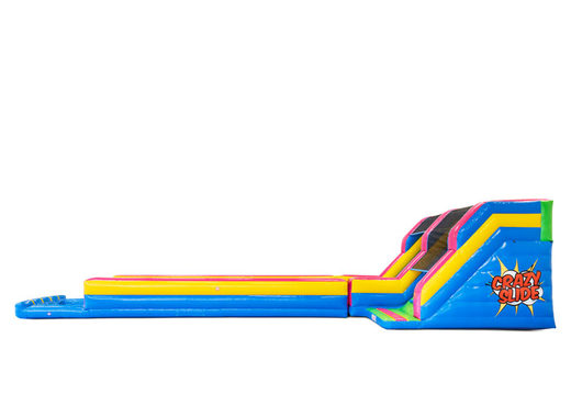 Bestel 15m opblaasbare Standaard Crazyslide  waterglijbaan voor kinderen. Koop waterglijbanen nu online bij JB Inflatables Nederland