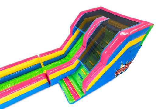 Crazyslide 15m in thema Standaard voor kids kopen. Bestel opblaasbare waterglijbanen nu online bij JB Inflatables Nederland