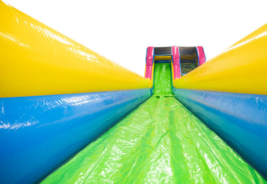 Koop Standaard Crazyslide 15m voor kinderen. Bestel opblaasbare waterglijbanen nu online bij JB Inflatables Nederland