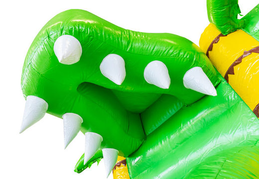 Bestel opblaasbare Mini Multiplay springkasteel in thema Crocodil voor kinderen. Opblaasbare springkastelen kopen bij JB Inflatables Nederland