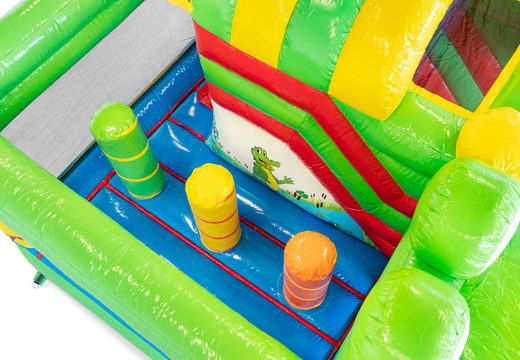 Bestel opblaasbare Mini Multiplay Crocodil springkussen voor kinderen. Opblaasbare springkussens te koop bij JB Inflatables Nederland