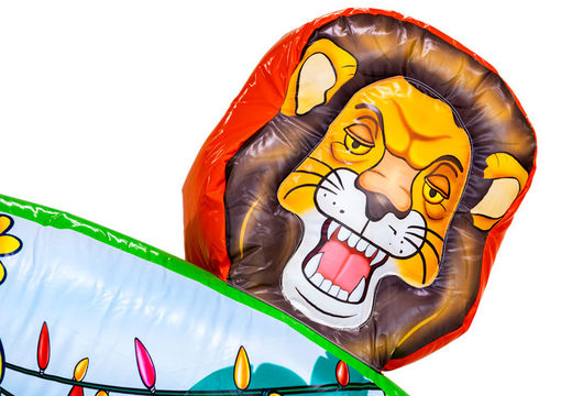 3D figuur leeuw jungle thema overdekt speelberg springkasteel online bestellen